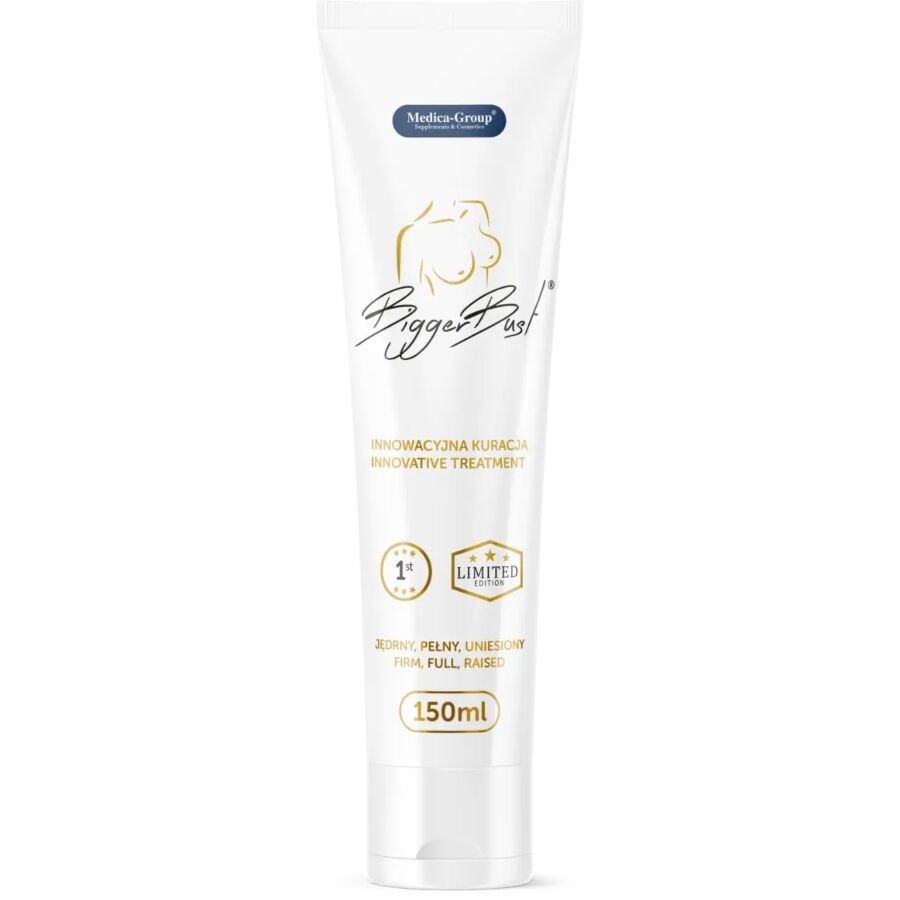 Frasco de MEDICA GROUP Sérum para Busto 150 ML para aumento e firmeza dos seios.