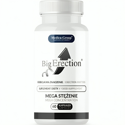 MEDICA GROUP Suplemento para Ereção Masculina 60 Cápsulas, embalagem do produto