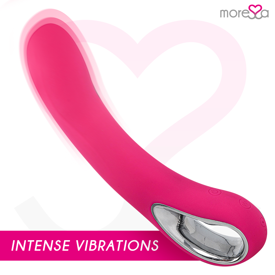 Vibrador Nelson MoreSSA de silicone premium recarregável para estimulação do ponto G.