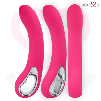 Vibrador Nelson MoreSSA de silicone premium recarregável para estimulação do ponto G.