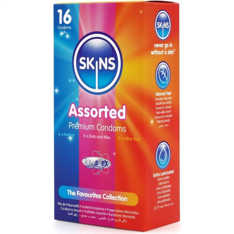 Preservativos Variados - Paquete de 16 Unidades