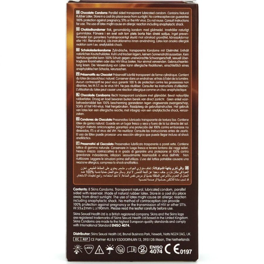 Preservativos Chocolate Premium Paquete 8