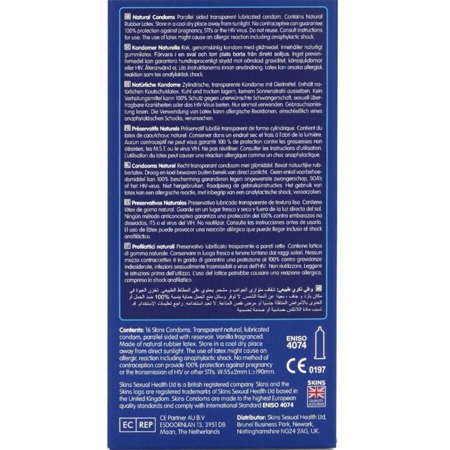 Preservativos Naturales Premium Paquete 16