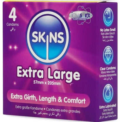 Preservativos Extra Grande Premium Paquete 4