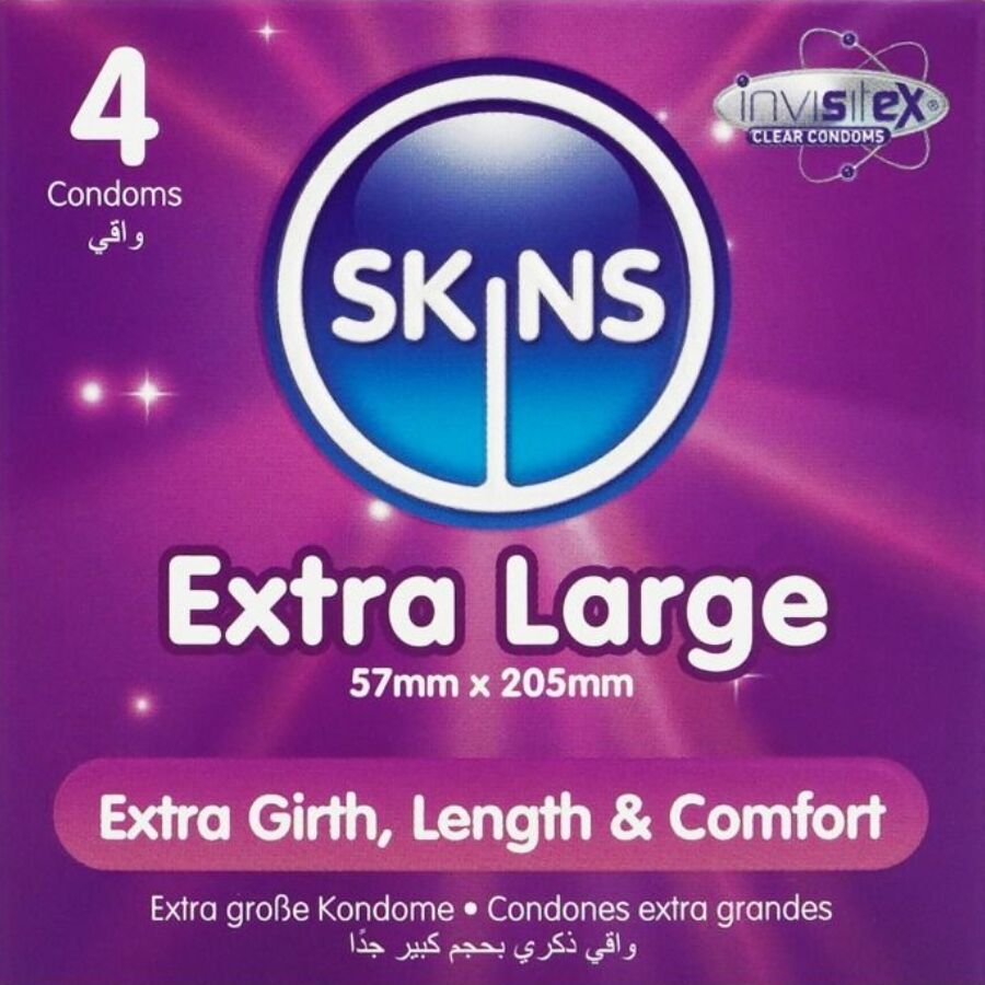 Preservativos Extra Grande Premium Paquete 4
