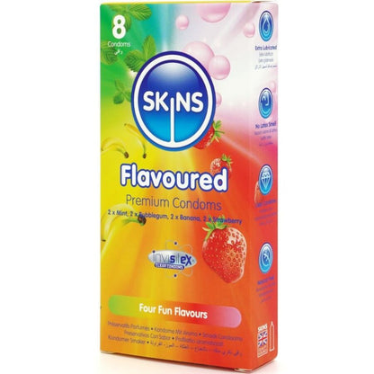 Preservativos Multi Sabores Paquete 8