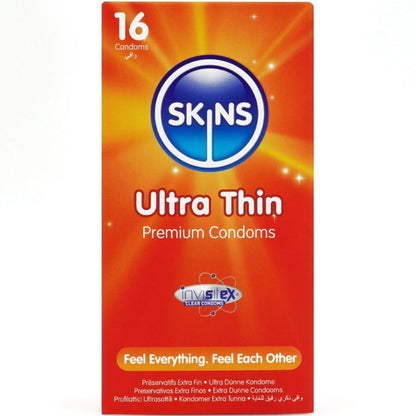 Preservativos Ultra Finos Premium Paquete con 16