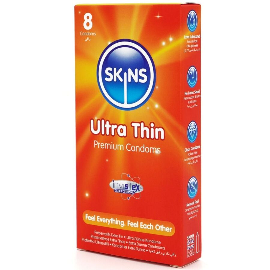 Preservativos Ultrafinos Premium Paquete de 8