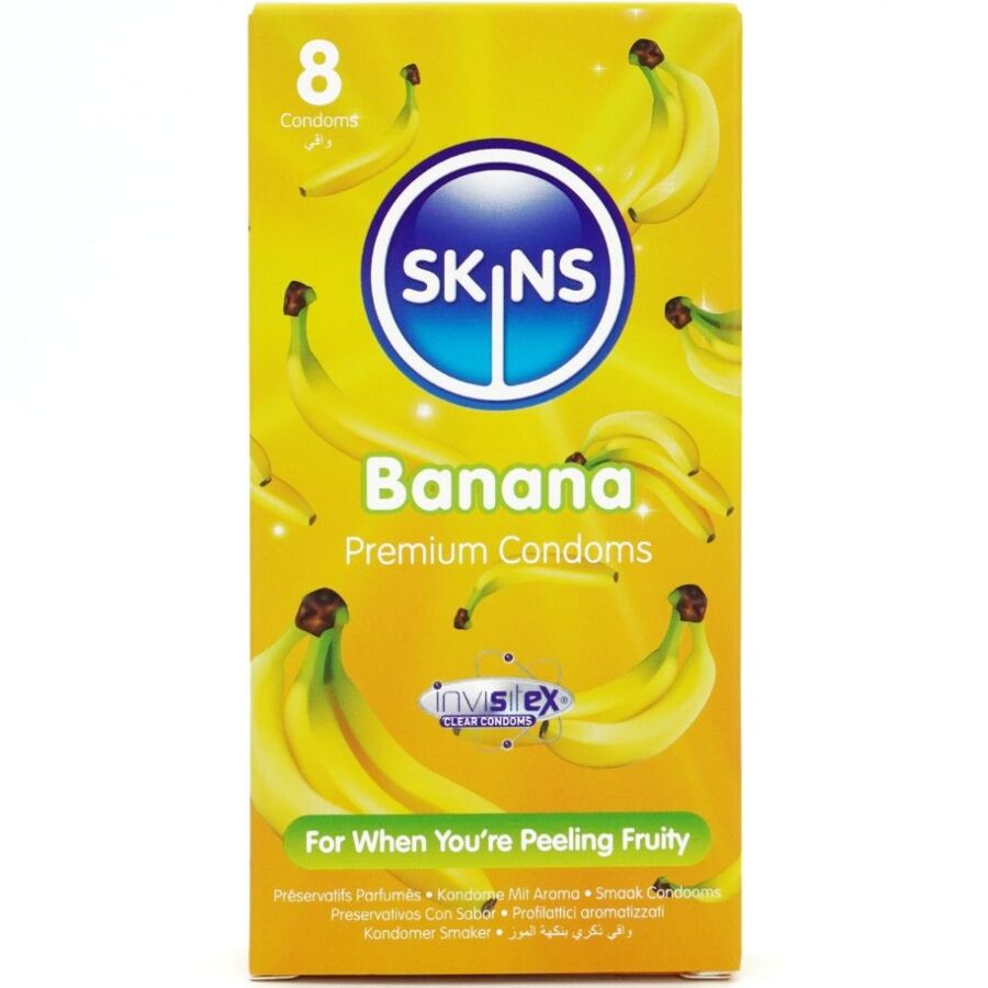 Preservativos Plátano Premium Paquete de 8