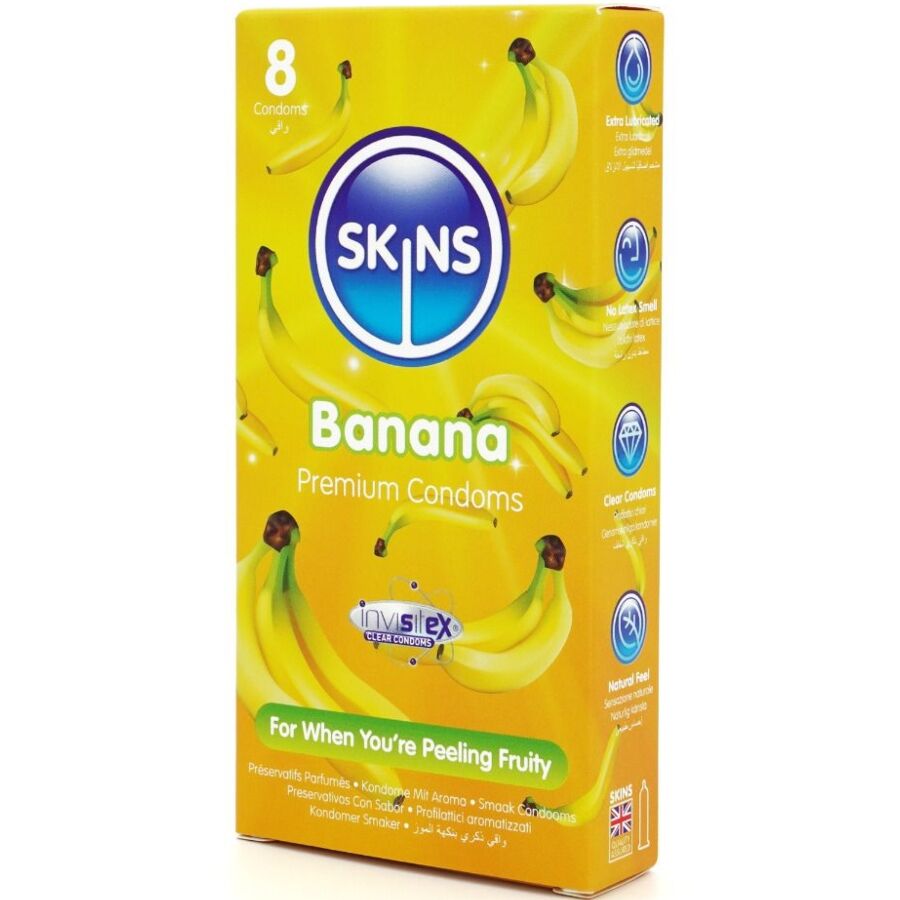 Preservativos Plátano Premium Paquete de 8