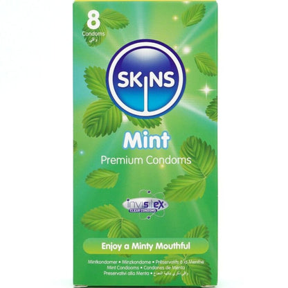 Preservativos Menta Premium Paquete con 8