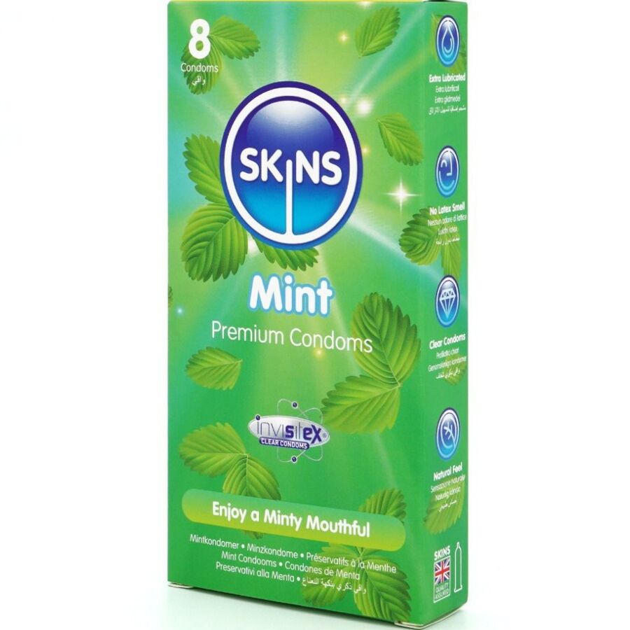 Preservativos Menta Premium Paquete con 8