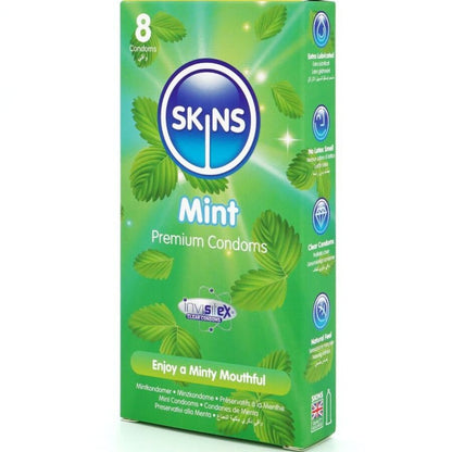Preservativos Menta Premium Paquete con 8