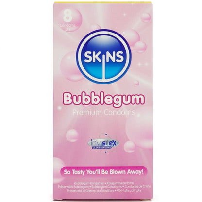 PRESERVATIVOS BUBBLEGUM PREMIUM PAQUETE 8
