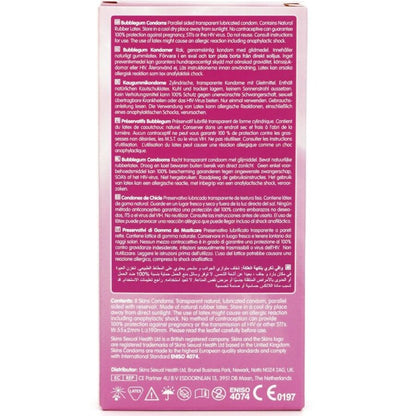 PRESERVATIVOS BUBBLEGUM PREMIUM PAQUETE 8