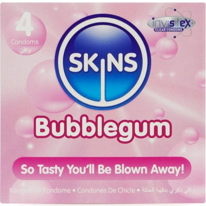 Preservativos Bubblegum Premium Paquete de 4