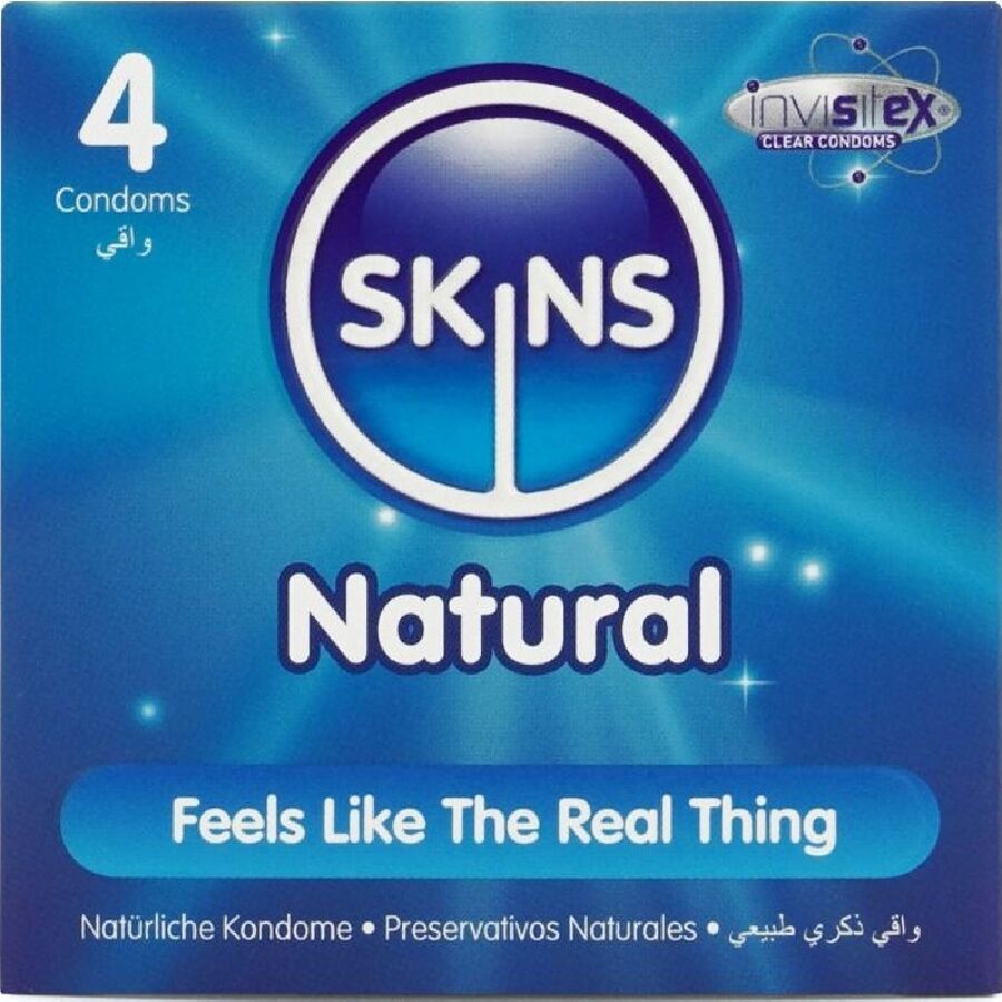Preservativos Naturales Premium Paquete de 4