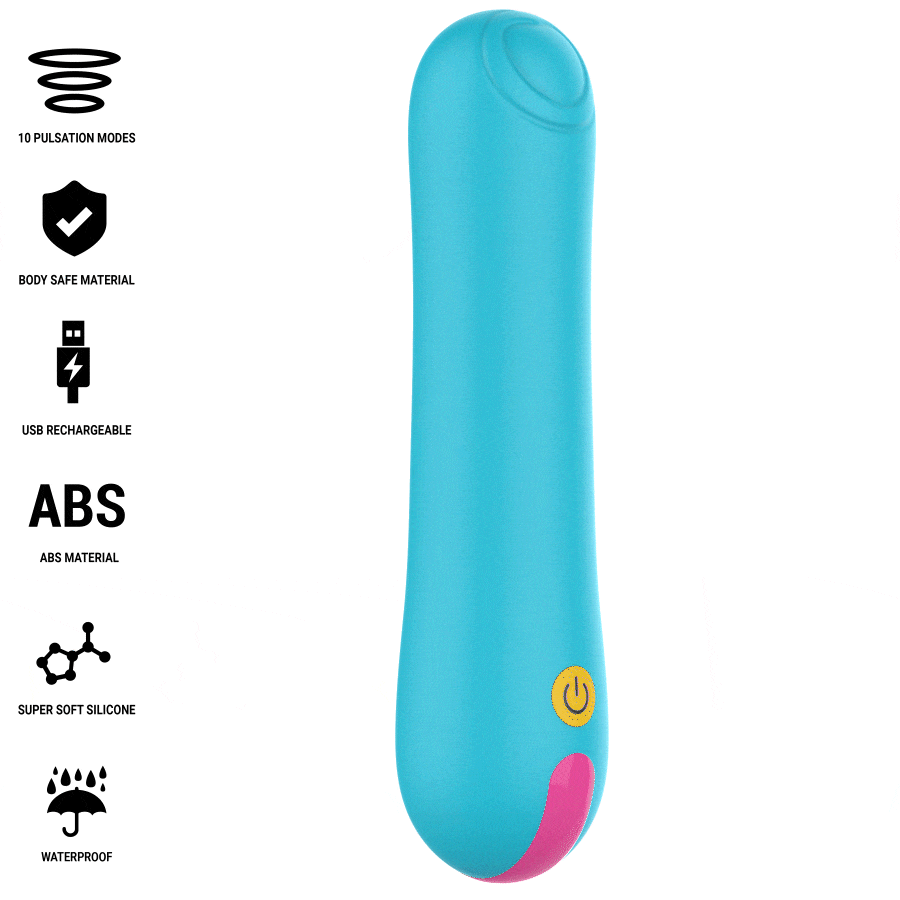 INTENSE Claudia Vibrador Tapping com toque rítmico para prazer intenso.