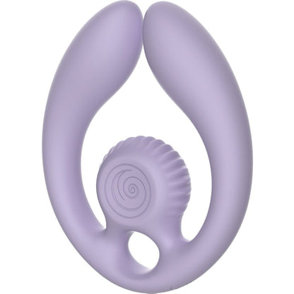 VIBRADOR DE CARACOL - ESTIMULADOR PARA PAREJAS GIZI DUO CON CONTROL REMOTO LILAS