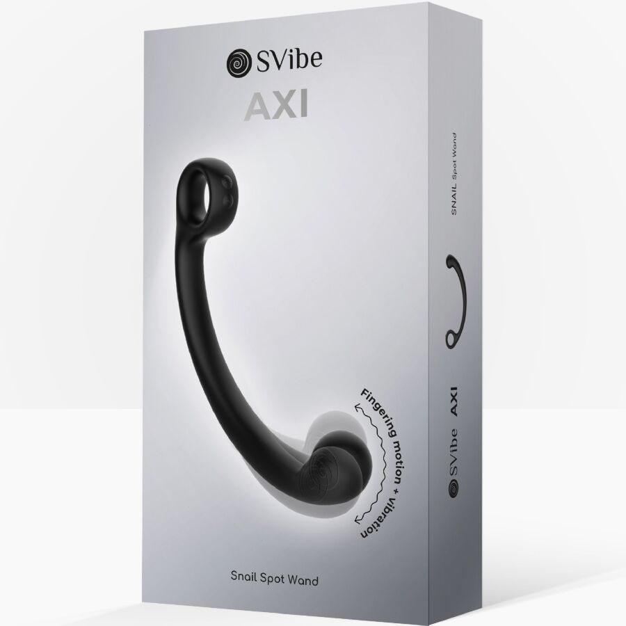VIBRADOR DE MASAJE SNAIL VIBE - AXI NEGRO