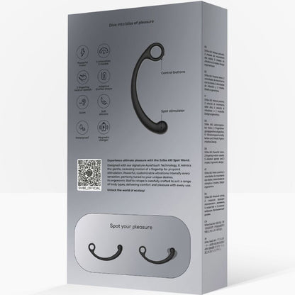 VIBRADOR DE MASAJE SNAIL VIBE - AXI NEGRO