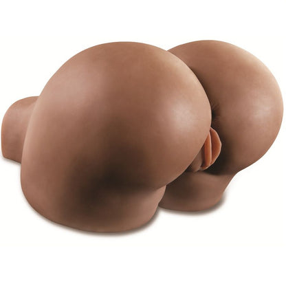 Masturbador Realista Vagina y Ano - Extra Real Negro