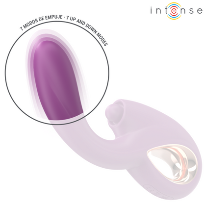 INTENSE Lali Vibrador Ponto G Multifuncional roxo com batida, impulso e vibração