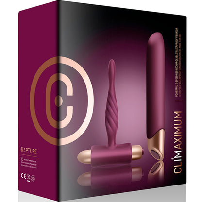 Kit Vibrador Clásico y Plug Anal para Principiantes