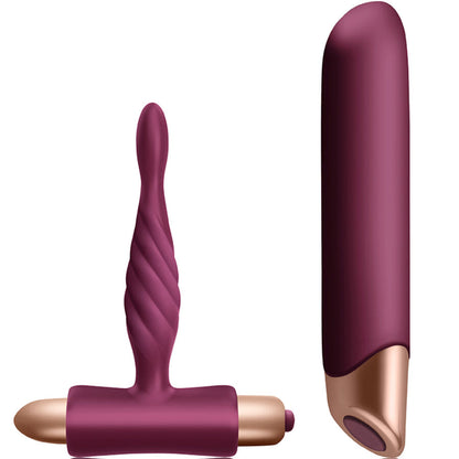 Kit Vibrador Clásico y Plug Anal para Principiantes