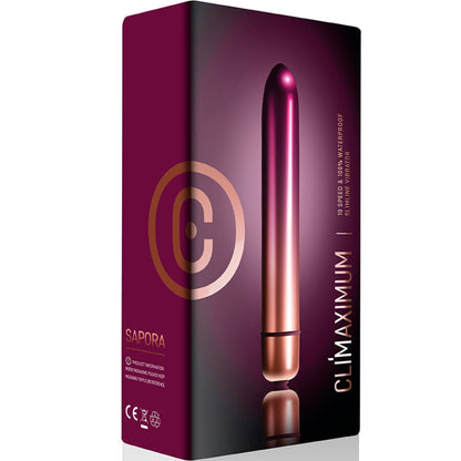 Vibrador Bala Clásico con 10 Modos de Vibración y Diseño Discreto