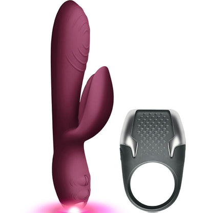 Kit Vibrador Conejo y Anillo Peneano de LED