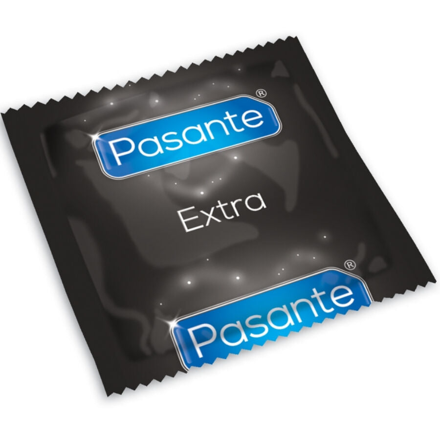 PASANTE Preservativo Extra Grosso 144 Unidades para máxima segurança e conforto.