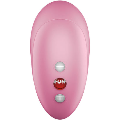 Close-up do vibrador FUN FACTORY Vibrador de Pulsação de Ar Intenso Rose, destacando sua forma ergonómica e silicone suave.