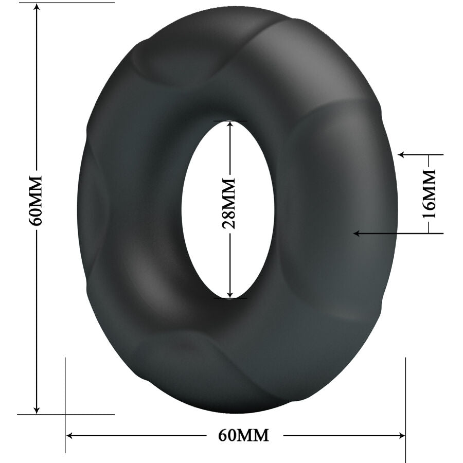 Anillo Peneano de Silicona Ajustable para Placer Masculino