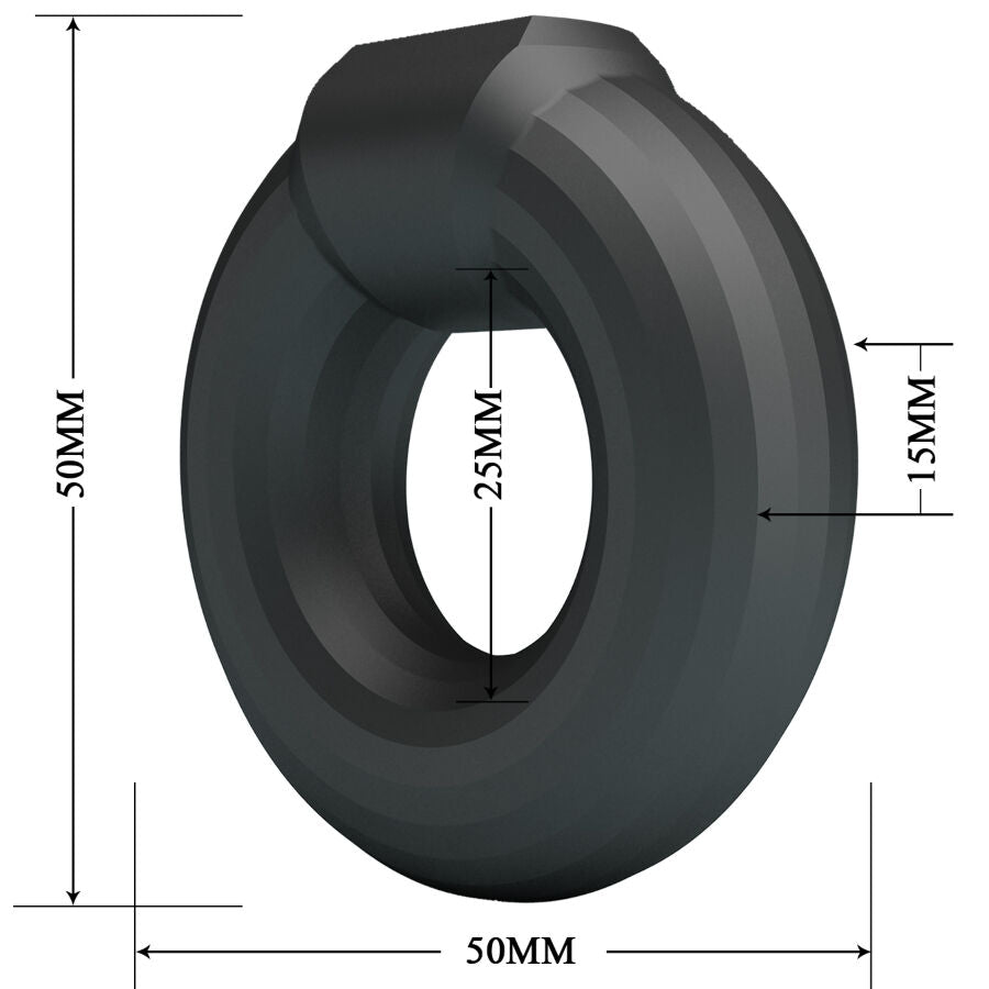 Anillo Peneano de Silicona Ajustable para Placer y Control