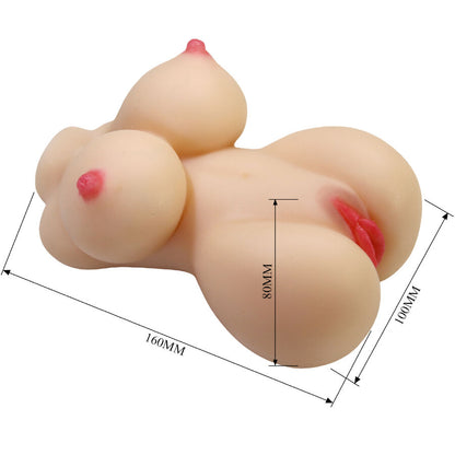 Masturbador Femenino Realista Herta Mini Torso - 497g