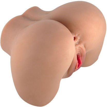 Masturbador Masculino Doble Entrada con Vagina y Ano Realistas y Vibrador Bullet