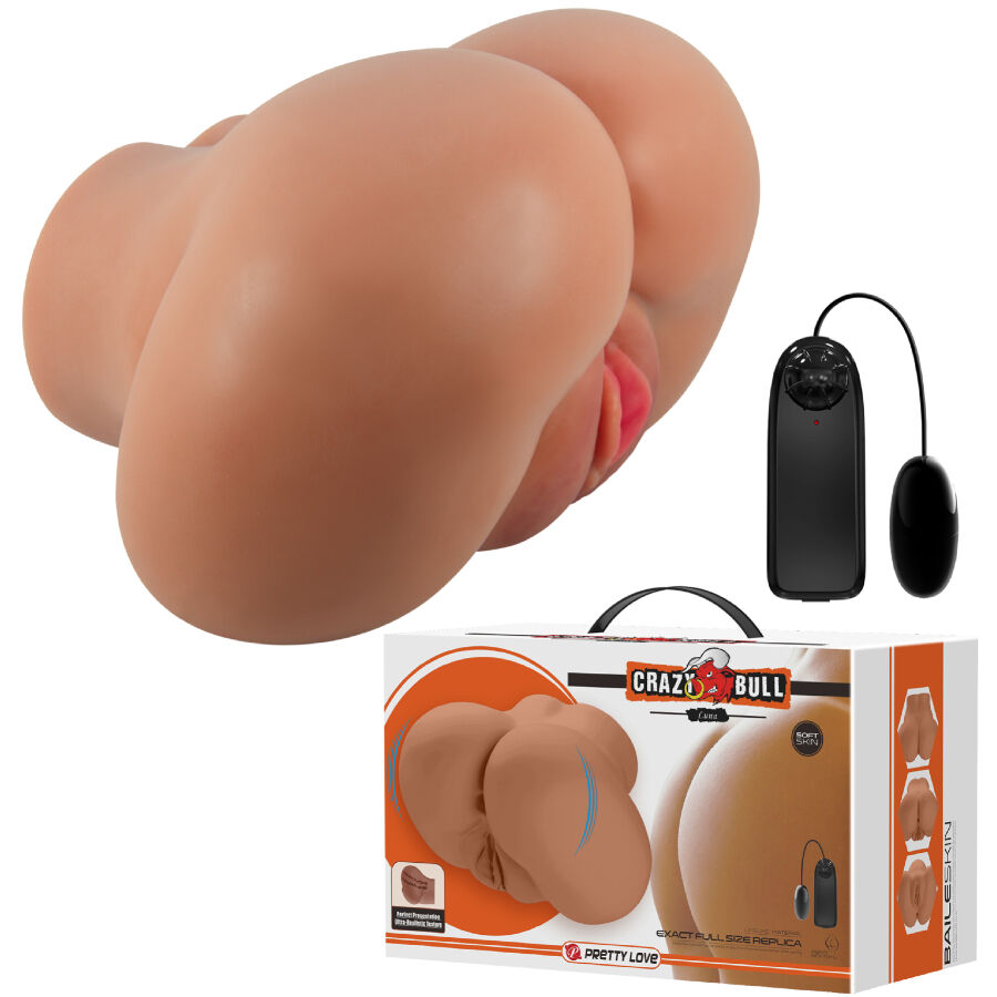 Vibrador Luna Realista con Control Remoto para Vagina y Ano