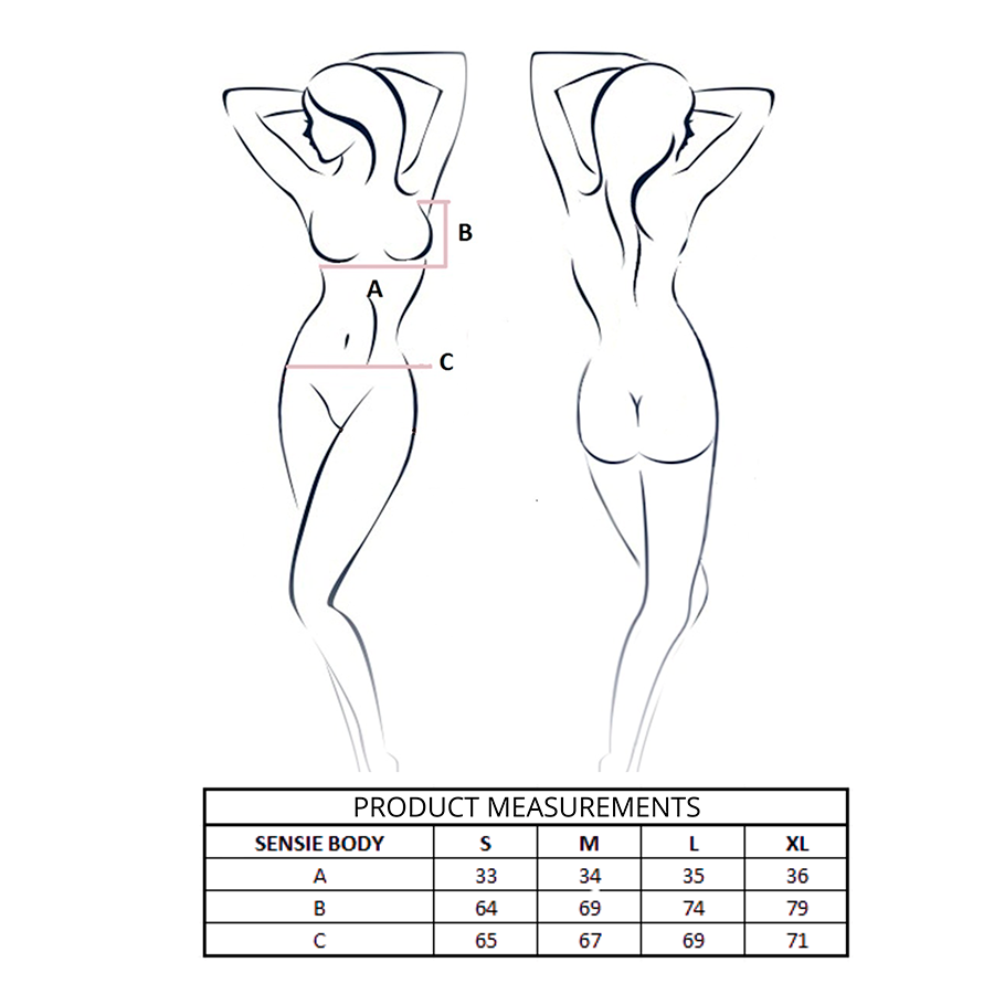 PASIÓN - SENSIE BODY NEGRO S/M