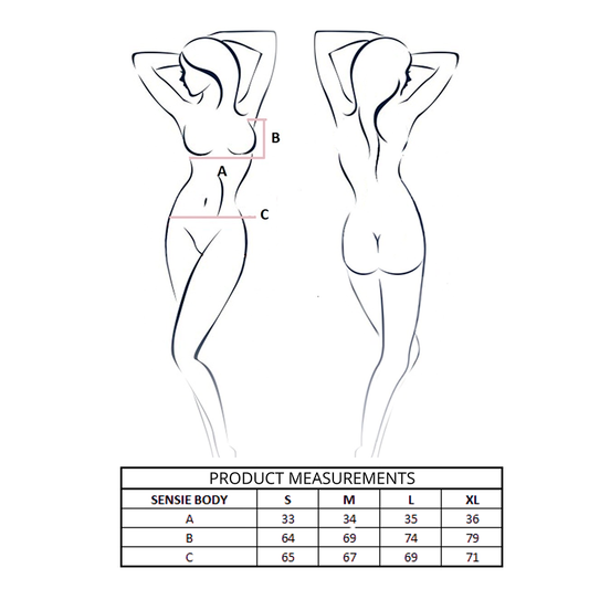 PASIÓN - BODY AZUL MARINO SENSIENT S/M