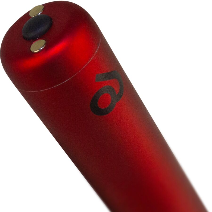 Rocks-Off Bala Vibratória Recarregável Poppy Vermelha, vibrador compacto e discreto para prazer intenso.