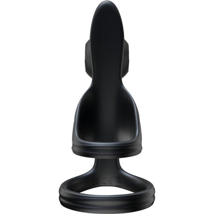 VIBRADOR CARACOL - ANILLO PARA PAREJAS JOVI CONTROL REMOTO NEGRO