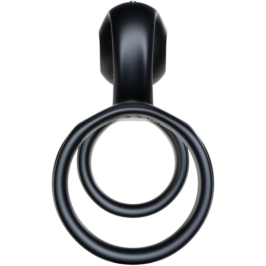 VIBRADOR CARACOL - ANILLO PARA PAREJAS JOVI CONTROL REMOTO NEGRO