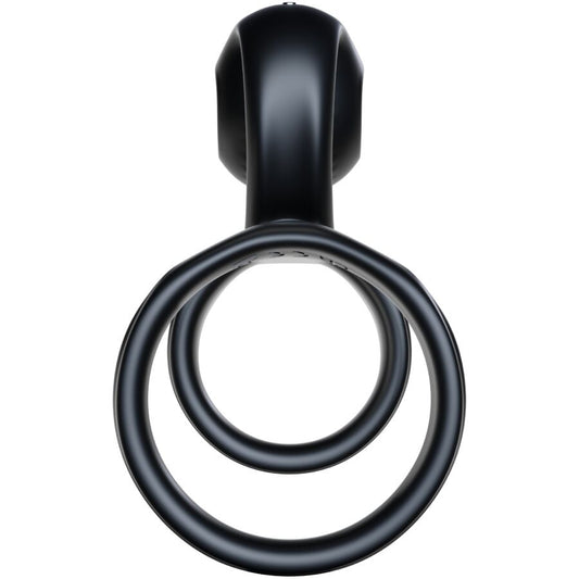 VIBRADOR CARACOL - ANILLO PARA PAREJAS JOVI CONTROL REMOTO NEGRO