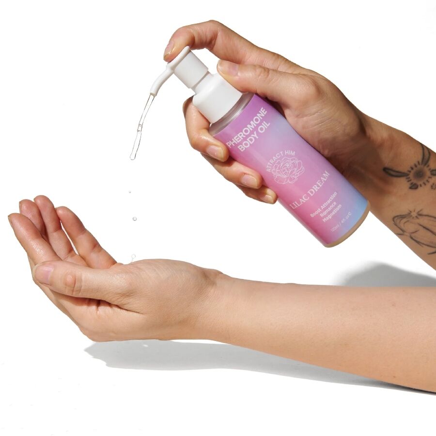 ACEITE CORPORAL BLOOM LILAC DREAM CON FEROMONAS 120 ML
