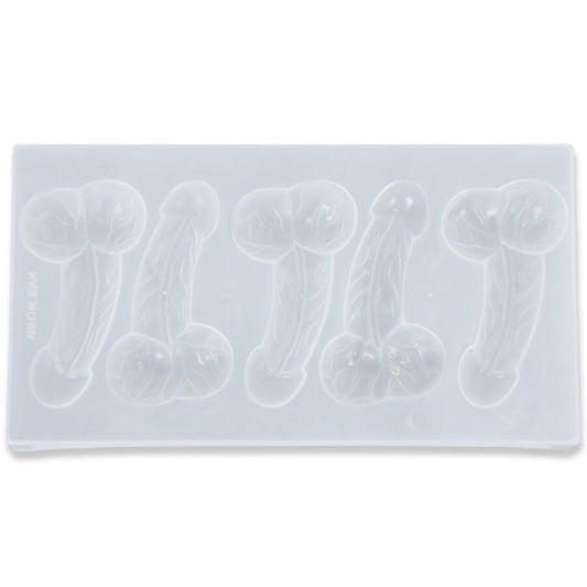 Bandeja de Hielo Divertida con Formas de Pene para Fiestas