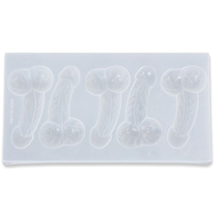 Bandeja de Hielo Divertida con Formas de Pene para Fiestas