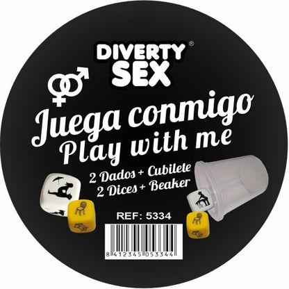 Juego de Dados Eróticos - Posiciones y Ubicaciones con Vaso