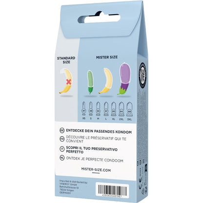 Kit de Prueba con 3 Condones de Diferentes Tamaños + Cinta Métrica