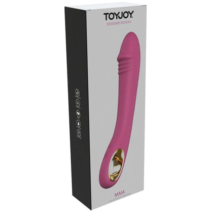 Close-up do TOYJOY Vibrador Maia para Ponto G, mostrando seu design ergonómico e curvatura.
